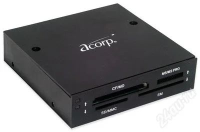 Лот: 221735. Фото: 1. внутренний картридер Acorp Card... Картридеры