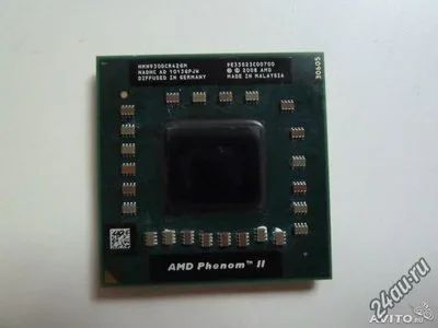 Лот: 12854516. Фото: 1. Процессор для ноутбука AMD Phenom... Процессоры