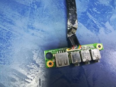 Лот: 17784497. Фото: 1. б\у Плата с USB и Sound разьемами... Платы расширения, контроллеры, доп. порты