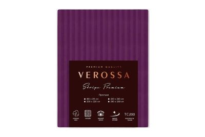 Лот: 24914770. Фото: 1. Простыня Verossa Stripe Premium... Одеяла, подушки