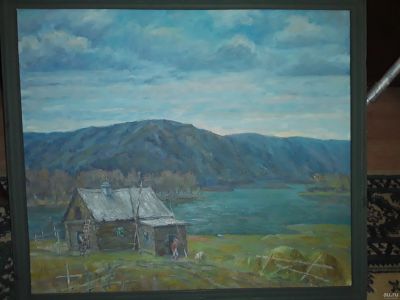 Лот: 17109871. Фото: 1. Картина " Река Мана". Картины, рисунки