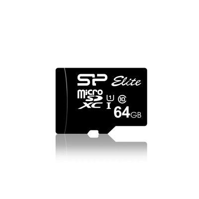Лот: 19394957. Фото: 1. Карта памяти micro SDXC 64Gb Silicon... Карты памяти