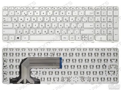 Лот: 15962786. Фото: 1. Клавиатура HP 250 G3 белая. Клавиатуры для ноутбуков