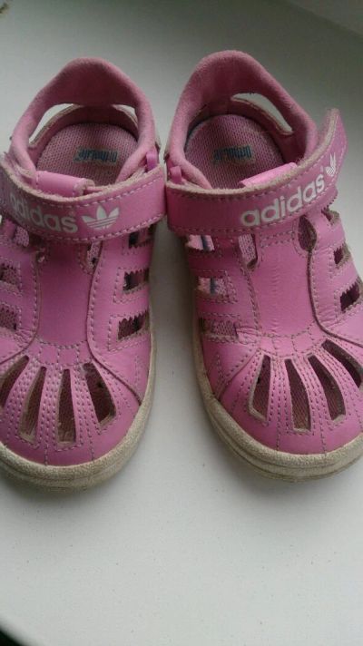 Лот: 9514507. Фото: 1. Сандали кожа Adidas. Кеды, кроссовки