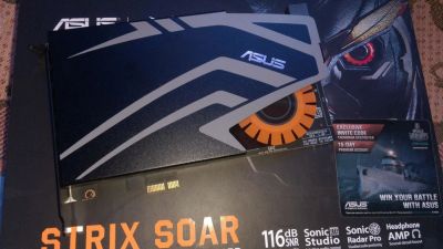 Лот: 11056746. Фото: 1. ASUS Strix Soar. Звуковые карты