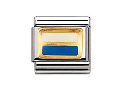 Лот: 22571943. Фото: 1. Nomination звено браслета флаг... Браслеты