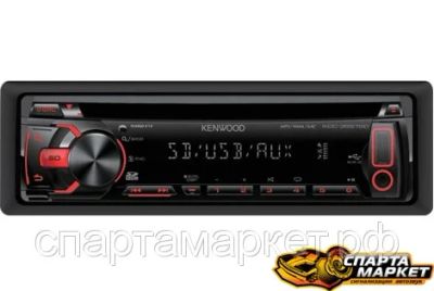 Лот: 3928710. Фото: 1. Автомагнитола с USB Kenwood KDC-3657SD. Автомагнитолы