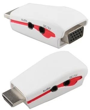 Лот: 4460022. Фото: 1. Переходник HDMI (F) -VGA (M) размер... Шлейфы, кабели, переходники