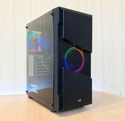 Лот: 18008302. Фото: 1. Aerocool Menace Saturn(стекло... Корпуса, блоки питания