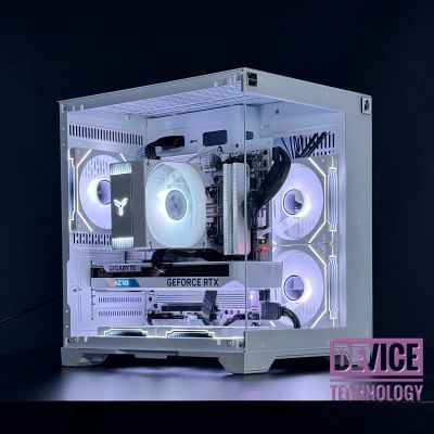 Лот: 22464229. Фото: 1. White PC NEW: Ryzen 5 7500F/ RTX... Компьютеры в сборе