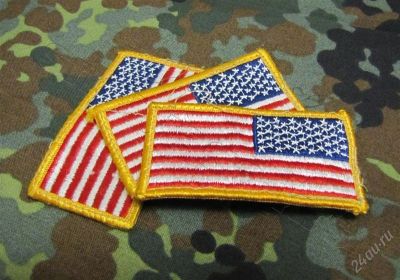 Лот: 827510. Фото: 1. Нарукавный знак армии США. Нашивки, шевроны, погоны