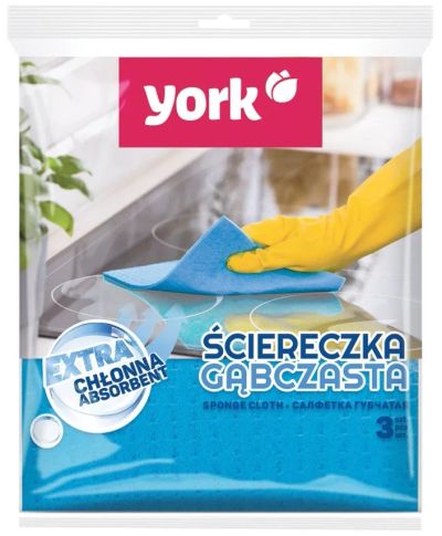 Лот: 25010253. Фото: 1. Салфетки для уборки York, губчатые... Другое (хозтовары)