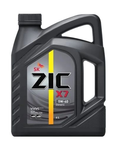 Лот: 20938644. Фото: 1. ZIC NEW X7 5W40 4л (масло моторное... Масла, жидкости