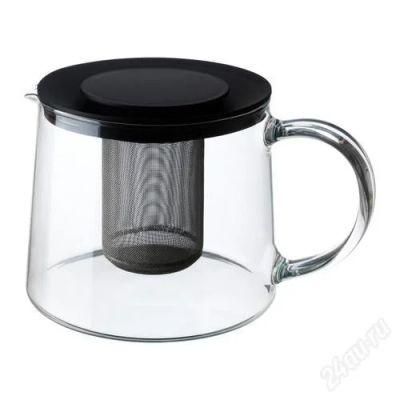 Лот: 1937505. Фото: 1. Чайник заварочный, стекло-IKEA. Кружки, стаканы, бокалы