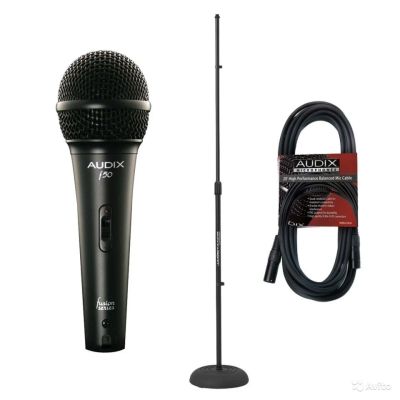 Лот: 7575180. Фото: 1. Микрофон Audix F50 с чехлом, стойкой... Студийные микрофоны, радиомикрофоны и радиосистемы