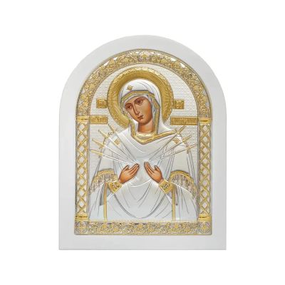 Лот: 23894224. Фото: 1. Икона Семистрельная Божия Матерь... Другое (ювелирные изделия, бижутерия, часы)