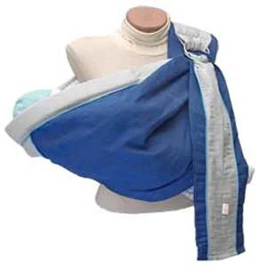 Лот: 3842688. Фото: 1. Слинг ACTIVe цвет: Dark blue Grey... Слинги, эрго рюкзаки, переноски