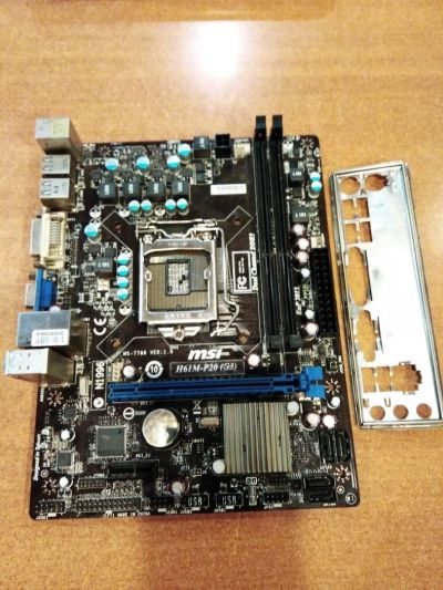 Лот: 11082546. Фото: 1. материнская плата LGA1155 MSI... Материнские платы