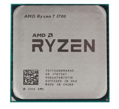 Лот: 20347759. Фото: 1. Ryzen 7 1700 am4 oem. Процессоры