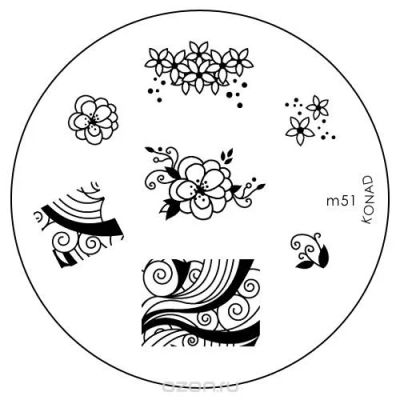 Лот: 7404678. Фото: 1. Диск KONAD m51 (стемпинг). Украшения, дизайн ногтей