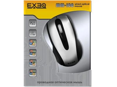 Лот: 3343664. Фото: 1. Мышь EXEQ MM-100 PS/2. Клавиатуры и мыши