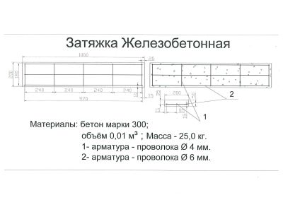 Лот: 12015565. Фото: 1. Затяжка шахтная М-10 (1000х200х50... Металлопрокат