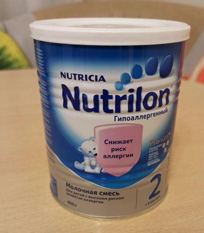 Лот: 16550608. Фото: 1. Смесь молочная Nutrilon 2 гипоаллергенная... Детское питание