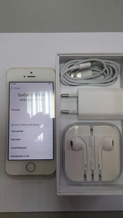 Лот: 6683160. Фото: 1. Apple iPone 5s RFB gold 16g. Смартфоны