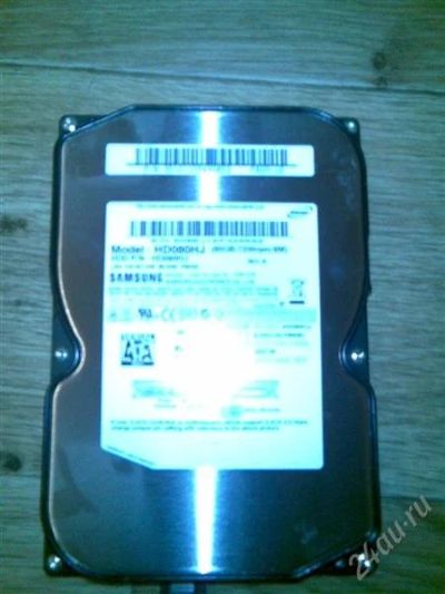 Лот: 2179080. Фото: 1. Жесткий диск Samsung HD080HJ 80GB... Жёсткие диски (HDD)