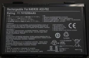 Лот: 5312967. Фото: 1. Аккумулятор A32-F82 для ASUS... Аккумуляторы