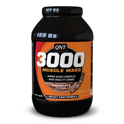 Лот: 9816341. Фото: 1. 3000 Muscle Mass 1300 гр. QNT... Спортивное питание, витамины