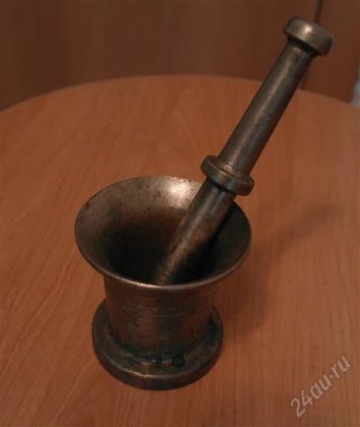 Лот: 2923958. Фото: 1. Ступка с пестиком(бронза). Предметы интерьера и быта