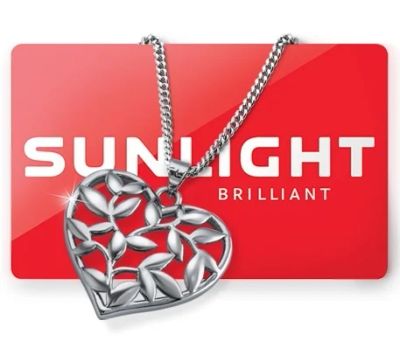 Лот: 8872531. Фото: 1. Подвеска сердце с декором (Sunlight... Кулоны, подвески