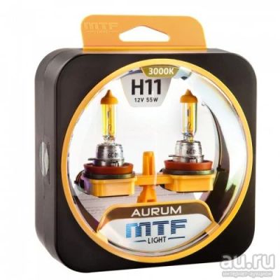 Лот: 17252740. Фото: 1. Галогеновые лампы MTF набор H11... Оптика и освещение