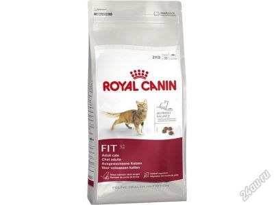 Лот: 6508269. Фото: 1. Royal Canin Fit 32 - 2 кг. (Роял... Корма