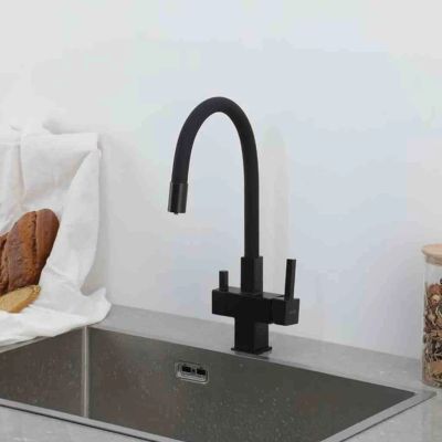 Лот: 24120049. Фото: 1. Смеситель для кухни, Gappo, гибкий... Смесители