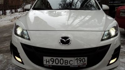 Лот: 6215157. Фото: 1. Реснички на фары, Mazda 3, HB... Детали тюнинга