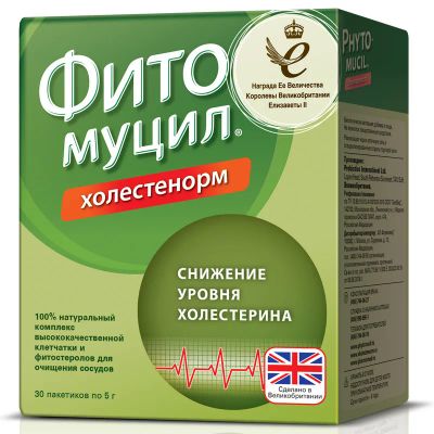 Лот: 23713373. Фото: 1. Фитомуцил Холестенорм пор. 5г... Лекарства
