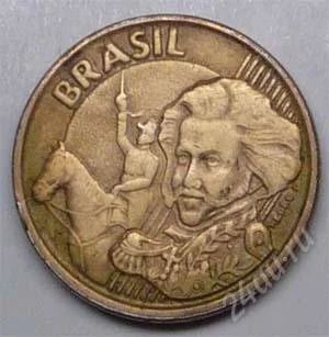 Лот: 1587891. Фото: 1. Бразилия. 10 сентаво 1998г. (1-2... Америка