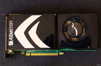 Лот: 15115126. Фото: 1. Albatron GeForce 9800GTX Неисправная... Видеокарты