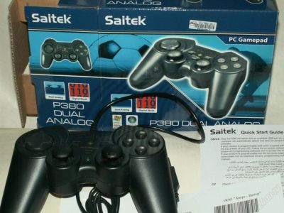 Лот: 104689. Фото: 1. USB Джойстик Saitek P380 Dual... Рули, джойстики