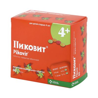 Лот: 23983611. Фото: 1. Пиковит таб.п о №60. Спортивное питание, витамины