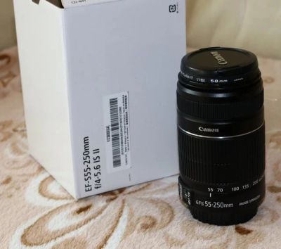 Лот: 11056874. Фото: 1. Canon EF-S 55-250 1:4-5.6 IS II. Объективы