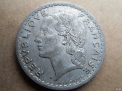 Лот: 16333714. Фото: 1. 5 франков 1949 Франция. Европа