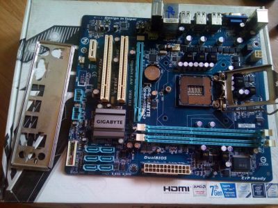 Лот: 11792861. Фото: 1. Материнская плата Gigabyte GA-H55M-S2... Материнские платы
