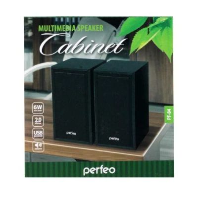 Лот: 11008666. Фото: 1. Колонка Perfeo Cabinet 84WD черный... Пассивные акустические системы