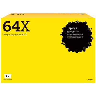 Лот: 24480075. Фото: 1. Картридж T2 TC-H64X/HP 64X. Картриджи, расходные материалы