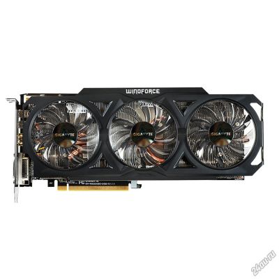 Лот: 13000479. Фото: 1. Видеокарта 3Gb Gigabyte R9 280X... Видеокарты