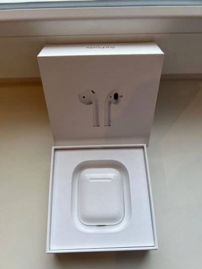 Лот: 19863146. Фото: 1. AirPods 2 оригинал наушники. Наушники, гарнитуры