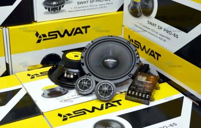 Лот: 5989019. Фото: 1. Swat SP M-165 компонентная а/с... Акустика автомобильная